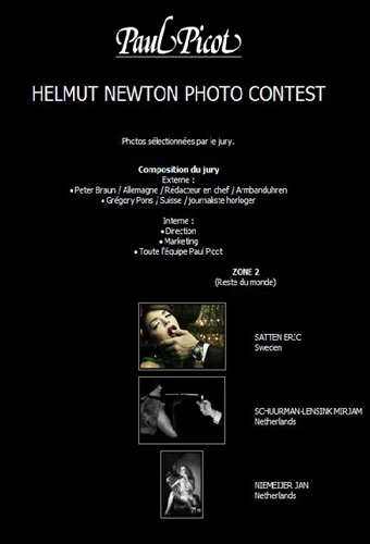 Paul Picot Helmut Newton-Contest 3e prize - Jan Niemeijer